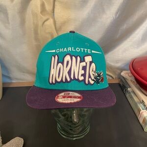 Vintage Charlotte Hornets Snap-back Hat